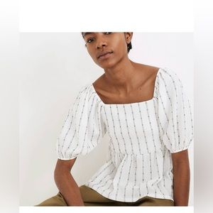 New Madewell Puff Sleeve Top